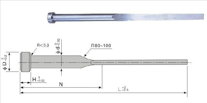 SKH-51扁顶针