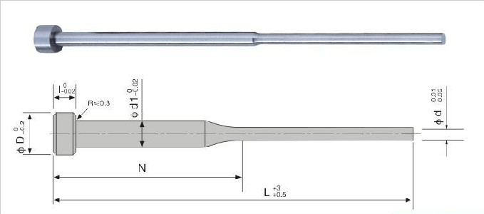 SKD-61托针（双节顶针）